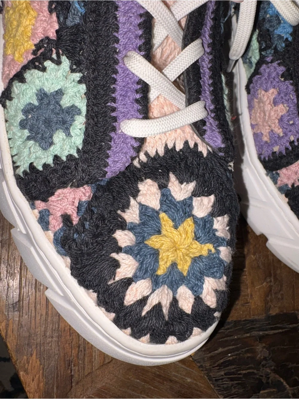 Free People Catch Me if You Can Crochet Sneakers size 41 (US 11)